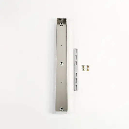 3 Light Chrome Rectangular Ceiling Plate Medium White Background 1