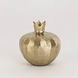 Brass Pomegranate Decorative Object - Medium