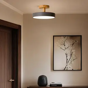 Macaron Loft LED Ceiling Light - Grey