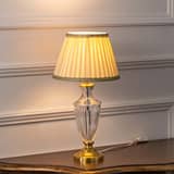 Checker Glass Vintage Table Lamp