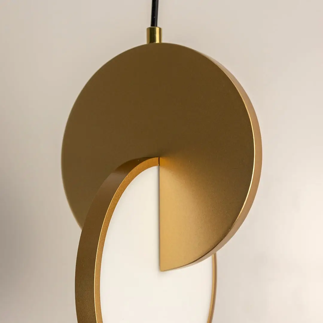 Minimalist white glass pendant light with black metal fittings designed for stylish modern homes.