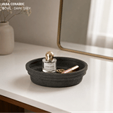 Elsa Ceramic Bowl - Dark Grey