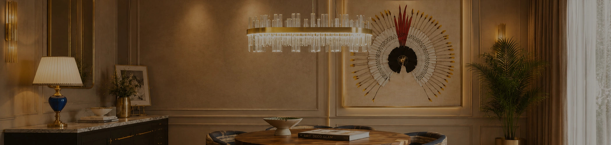 Glam Lighting Collection Banner