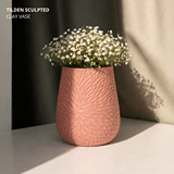Tilden Sculpted Clay Vase