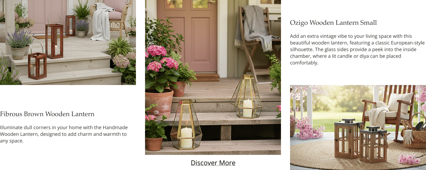 Garden Lanterns Banner