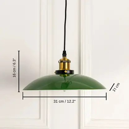 MayNuo Retro Industrial Pendant Lamp, 16 x 31 x 31 cm (6.3 x 12.2 x 12.2 inches) dimensions