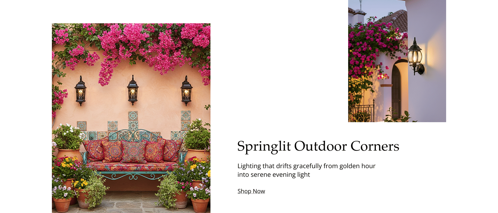 Outdoor Wall Lighting Banner