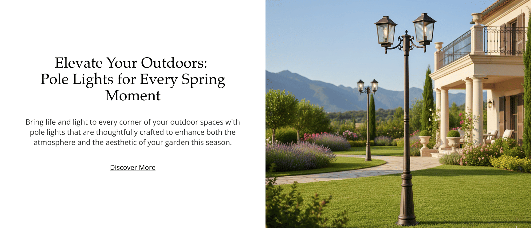 Outdoor Wall Lighting Banner