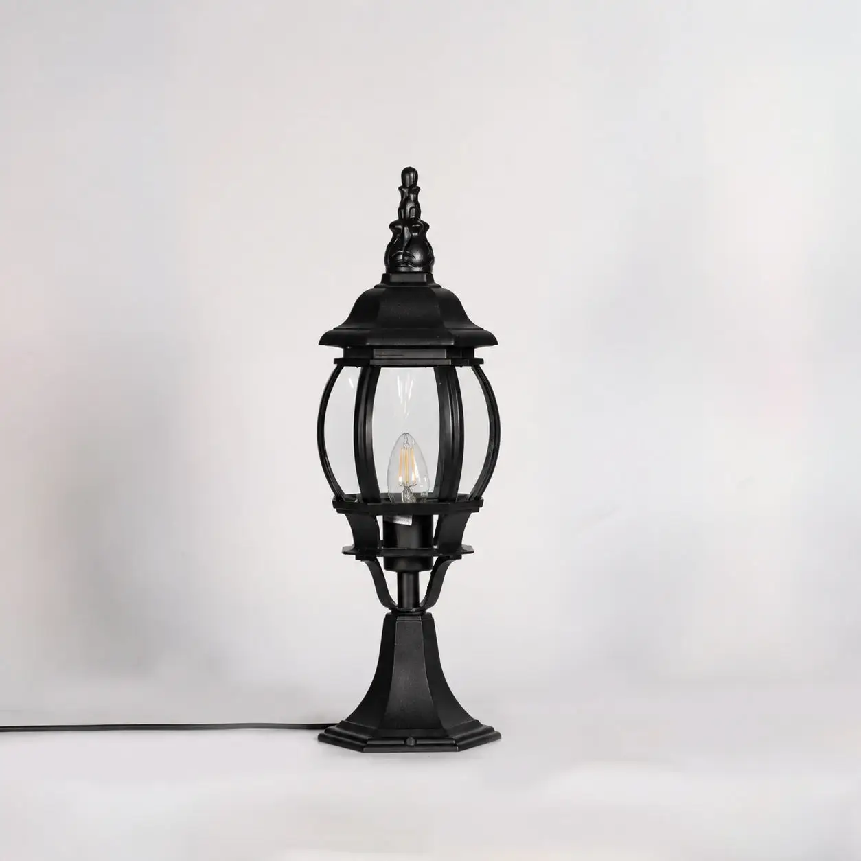 Pumpkin Outdoor Column Light - Large