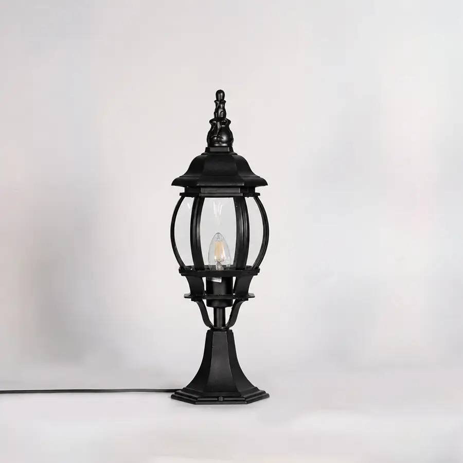 Pumpkin Outdoor Column Light - Large
