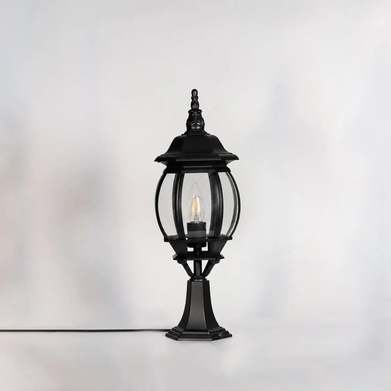 Pumpkin Outdoor Column Light - Small