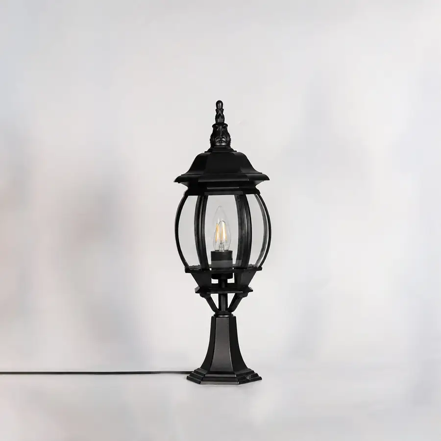 Pumpkin Outdoor Column Light - Small