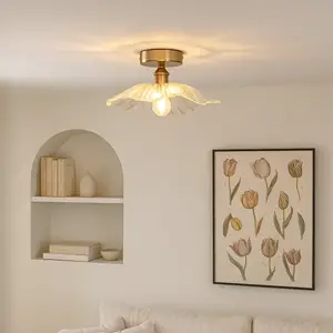 Jasmine Glass Ceiling Light