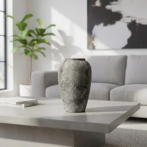 Retro Stoneware Vase - Medium